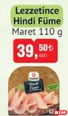 MARET LEZZETİNCE HİNDİ FÜME 110 G